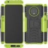 Чехол Hybrid Armor для OnePlus 7T (черный + зеленый)