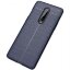Чехол-накладка Litchi Grain для OnePlus 8 (темно-синий)