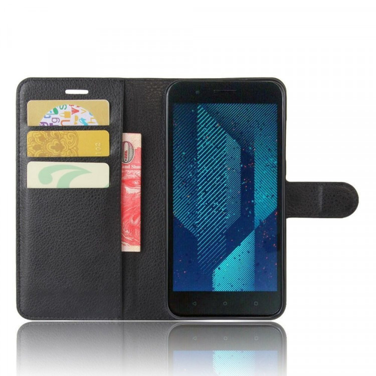 Чехол с визитницей для HTC One X10 (черный)