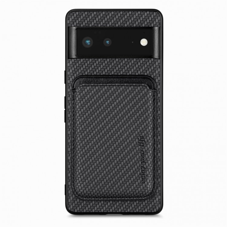 Чехол с магнитным держателем карт для Google Pixel 6 Pro (черный)