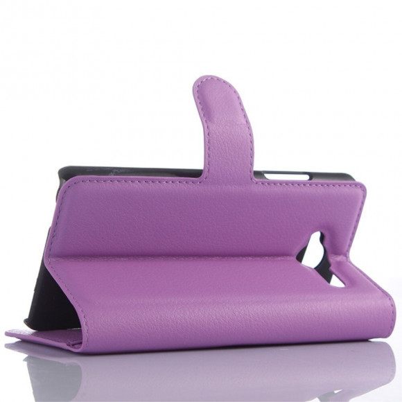 Чехол с визитницей для ZTE Blade L3 (фиолетовый)