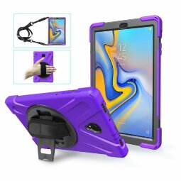 Чехол Combo Kickstand для Samsung Galaxy Tab A 10.5 (2018) SM-T590 / SM-T595 (фиолетовый)