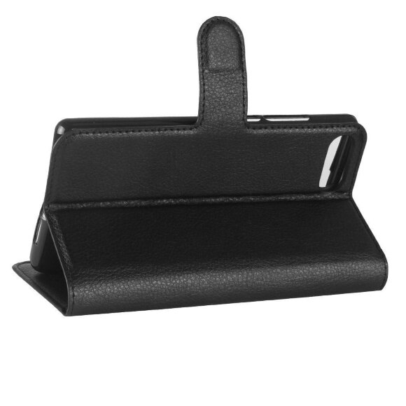 Чехол с визитницей для Doogee Mix (черный) Чехол с визитницей для Doogee Mix (черный)