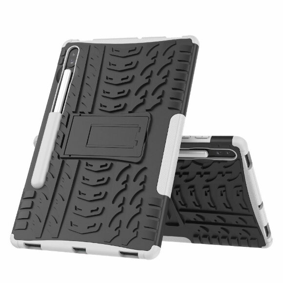 Чехол Hybrid Armor для Samsung Galaxy Tab S6 SM-T860 / SM-T865 (черный + белый) Чехол Hybrid Armor для Samsung Galaxy Tab S6 SM-T860 / SM-T865 (черный + белый)