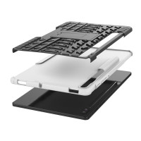 Чехол Hybrid Armor для Samsung Galaxy Tab S6 SM-T860 / SM-T865 (черный + белый)