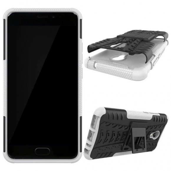 Чехол Hybrid Armor для Meizu M5 Note (черный + белый)