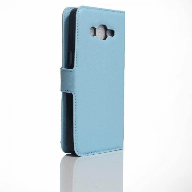 Чехол с визитницей для Samsung Galaxy J2 Prime SM-G532F (голубой)