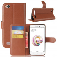 Чехол с визитницей для Xiaomi Redmi 5A (коричневый) Чехол с визитницей для Xiaomi Redmi 5A (коричневый)