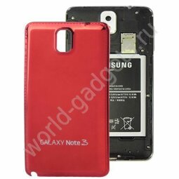 Зеркальная задняя крышка для Samsung Galaxy Note 3 / N9000 (красный)