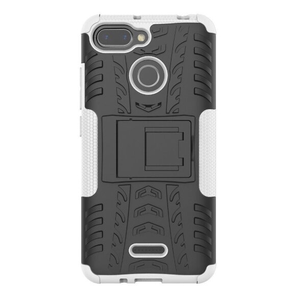 Чехол Hybrid Armor для Xiaomi Redmi 6 (черный + белый)