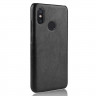 Чехол Litchi Texture для Xiaomi Mi Max 3 (черный)