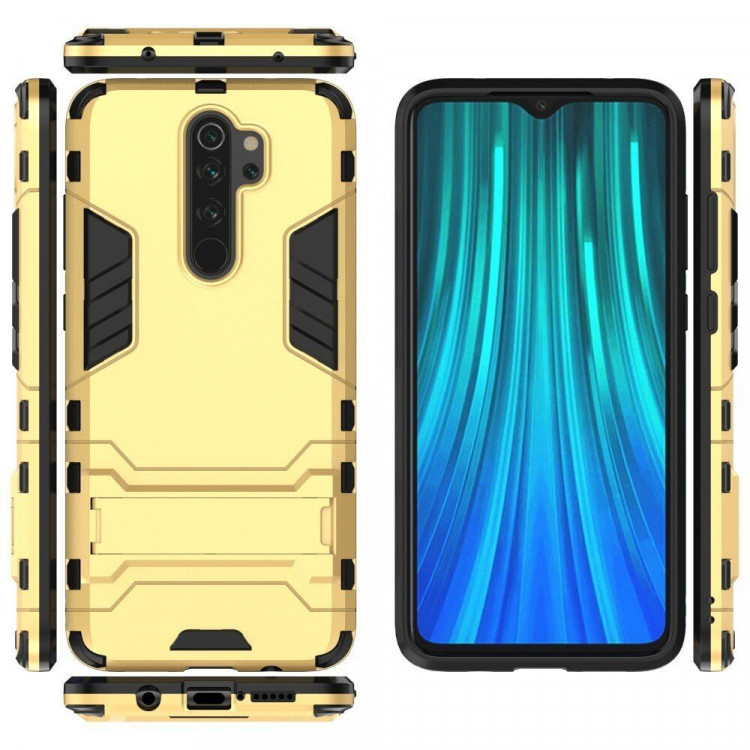 Чехол Duty Armor для Xiaomi Redmi Note 8 Pro (золотой)