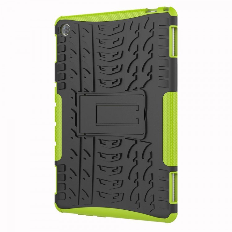 Чехол Hybrid Armor для Huawei MediaPad M5 lite 10 (черный + зеленый)