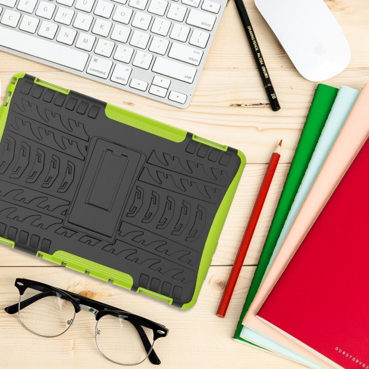 Чехол Hybrid Armor для Huawei MediaPad M5 lite 10 (черный + зеленый)