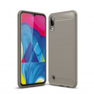 Чехол-накладка Carbon Fibre для Samsung Galaxy M10 (серый) Чехол-накладка Carbon Fibre для Samsung Galaxy M10 (серый)