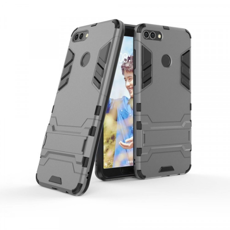 Чехол Duty Armor для Huawei Y9 (2018) / Enjoy 8 Plus  (серый)