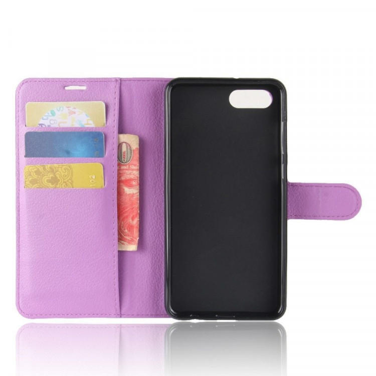 Чехол с визитницей для Huawei Nova 2s (фиолетовый)