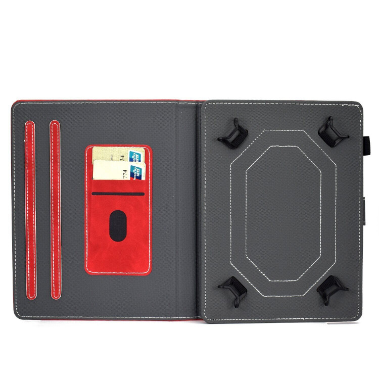 Универсальный чехол Solid Color для планшета 10 дюймов (красный)