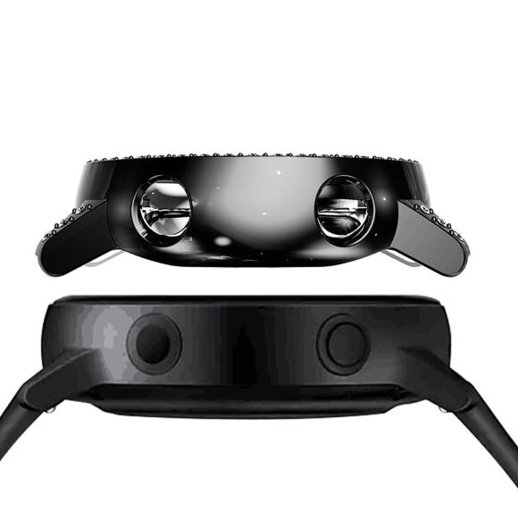 Декоративный бампер для Samsung Galaxy Watch Active (черный) Декоративный бампер для Samsung Galaxy Watch Active (черный)