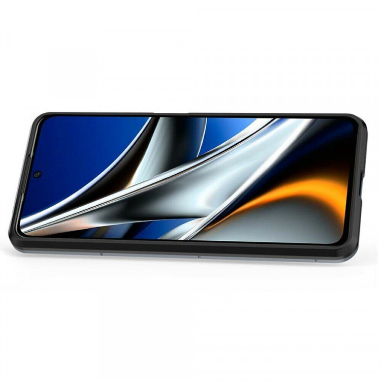 Чехол Armor Ring Holder для Xiaomi Poco X4 Pro 5G (темно-синий)