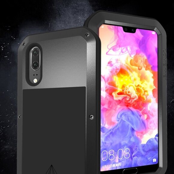 Гибридный чехол LOVE MEI для Huawei P20 (белый) Гибридный чехол LOVE MEI для Huawei P20 (белый)