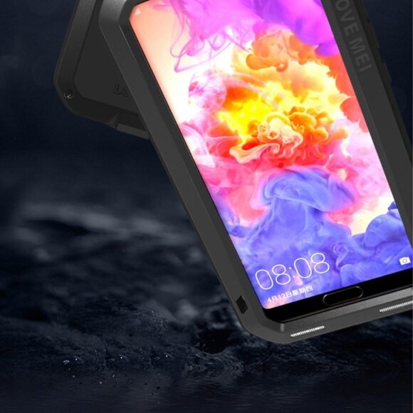 Гибридный чехол LOVE MEI для Huawei P20 (белый) Гибридный чехол LOVE MEI для Huawei P20 (белый)
