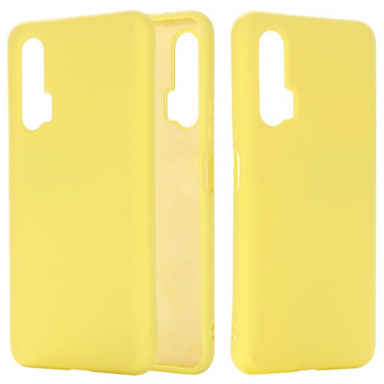 Силиконовый чехол Mobile Shell для Huawei nova 6 (желтый)