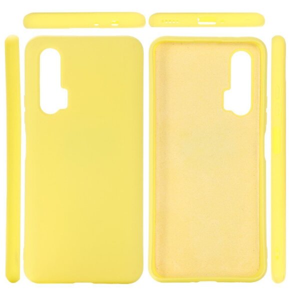 Силиконовый чехол Mobile Shell для Huawei nova 6 (желтый) Силиконовый чехол Mobile Shell для Huawei nova 6 (желтый)