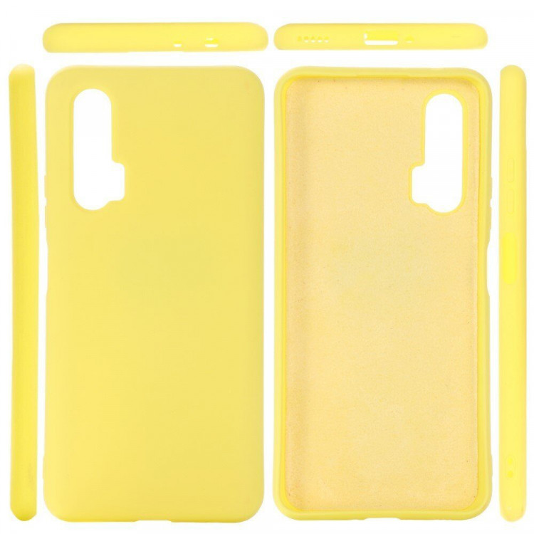 Силиконовый чехол Mobile Shell для Huawei nova 6 (желтый)