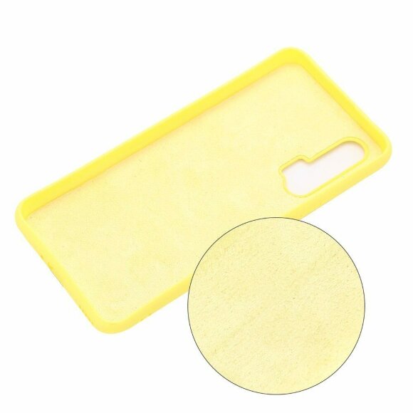 Силиконовый чехол Mobile Shell для Huawei nova 6 (желтый) Силиконовый чехол Mobile Shell для Huawei nova 6 (желтый)