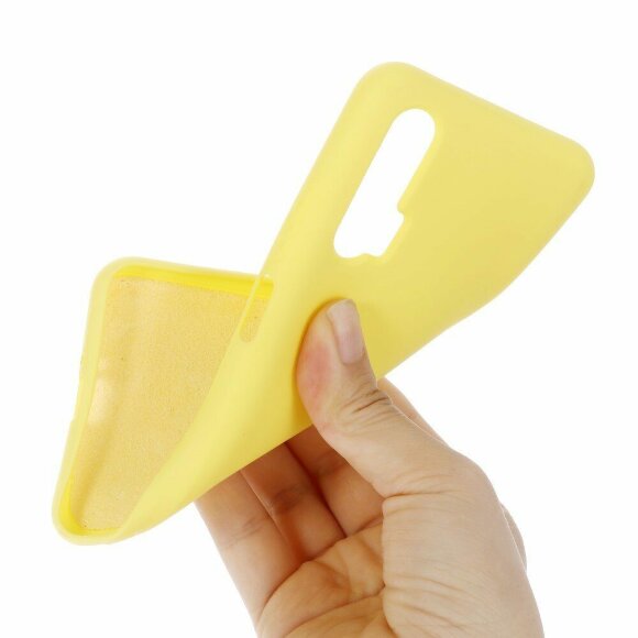 Силиконовый чехол Mobile Shell для Huawei nova 6 (желтый) Силиконовый чехол Mobile Shell для Huawei nova 6 (желтый)