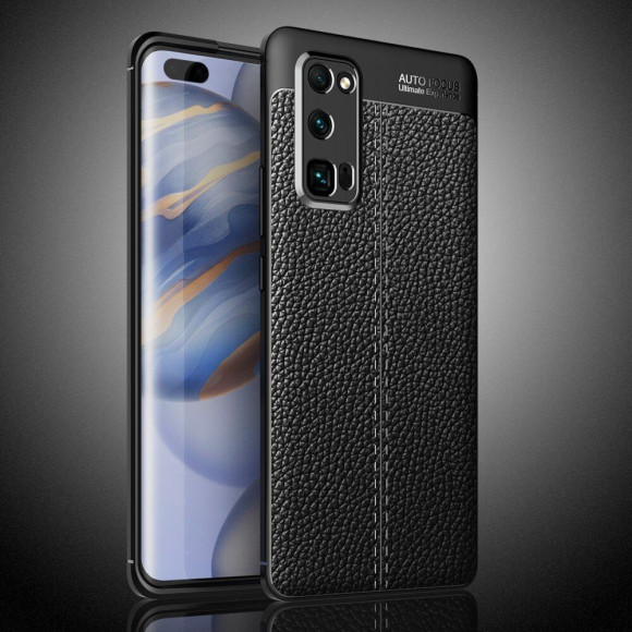 Чехол-накладка Litchi Grain для Honor 30 Pro / Honor 30 Pro+ (Plus) (черный) Чехол-накладка Litchi Grain для Honor 30 Pro / Honor 30 Pro+ (Plus) (черный)