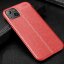 Чехол-накладка Litchi Grain для iPhone 13 (красный)