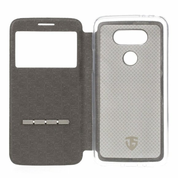 Чехол с окном для LG G5 / LG G5 se (красный) Чехол с окном для LG G5 / LG G5 se (красный)