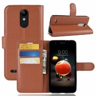 Чехол с визитницей для LG K8 (2018) / K9 (коричневый) Чехол с визитницей для LG K8 (2018) / K9 (коричневый)