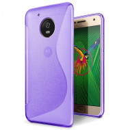 Нескользящий чехол для Motorola Moto G5 Plus (фиолетовый)