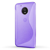 Нескользящий чехол для Motorola Moto G5 Plus (фиолетовый)