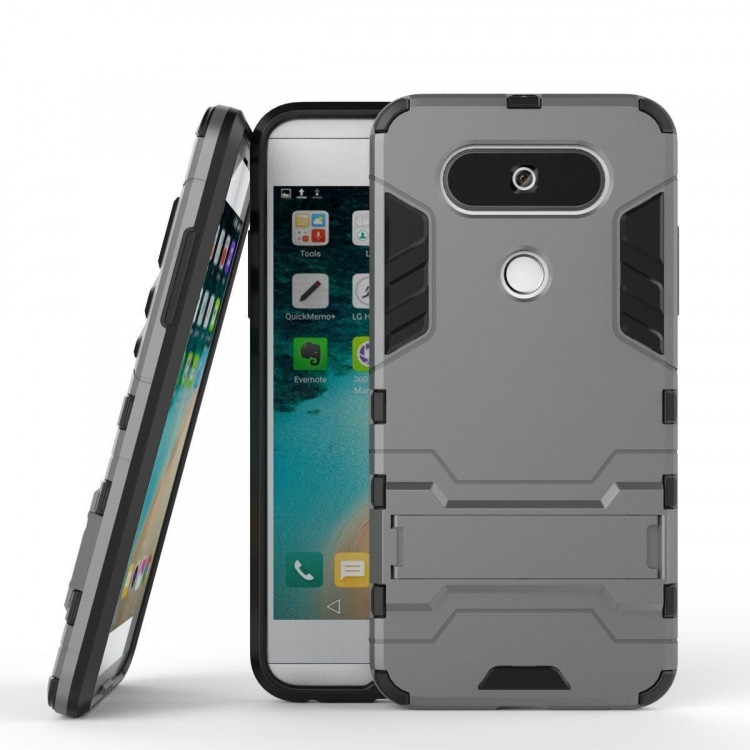 Чехол Duty Armor для LG Q8 (серый)