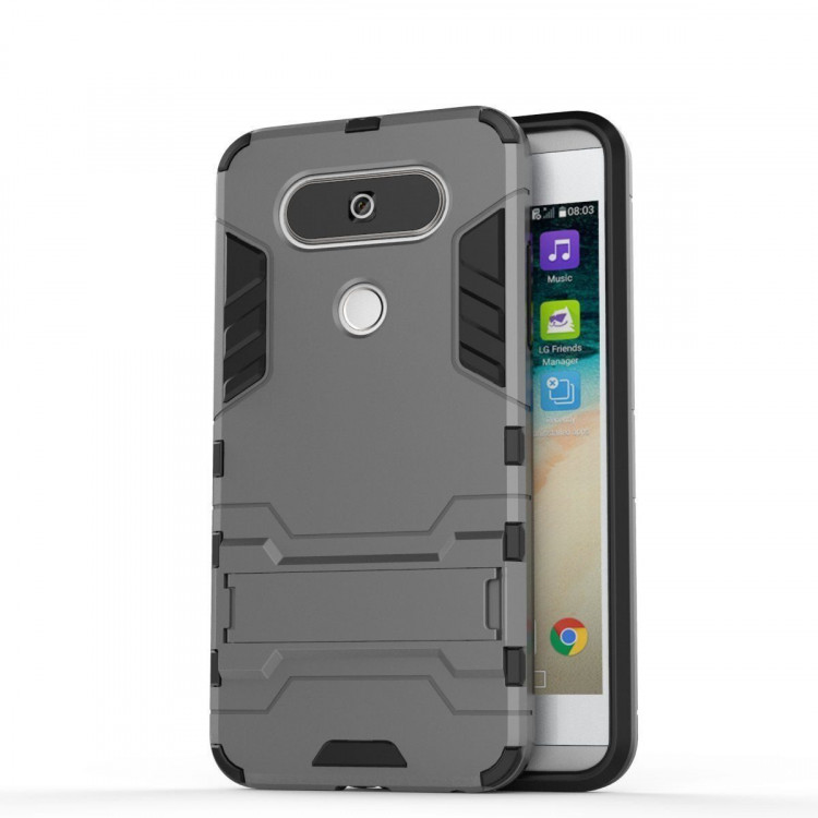 Чехол Duty Armor для LG Q8 (серый)