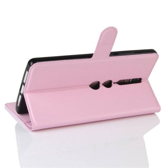 Чехол с визитницей для Lenovo Phab 2 Pro (розовый)