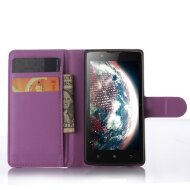 Чехол с визитницей для Lenovo A2010 (фиолетовый) Чехол с визитницей для Lenovo A2010 (фиолетовый)
