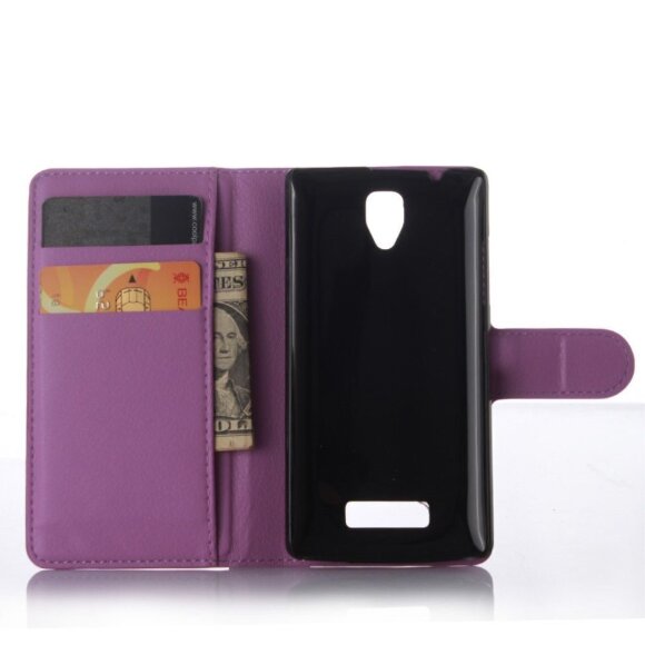 Чехол с визитницей для Lenovo A2010 (фиолетовый)