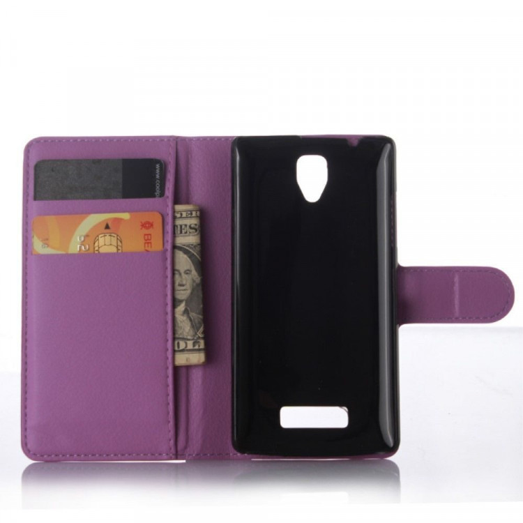 Чехол с визитницей для Lenovo A2010 (фиолетовый)