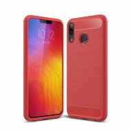 Чехол-накладка Carbon Fibre для Lenovo Z5 (красный) Чехол-накладка Carbon Fibre для Lenovo Z5 (красный)