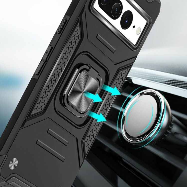 Чехол-накладка Shock-Absorption для Google Pixel 7 Pro (черный)