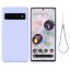 Силиконовый чехол Mobile Shell для Google Pixel 7 (фиолетовый)