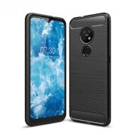 Чехол-накладка Carbon Fibre для Nokia 7.2 / Nokia 6.2 (черный) Чехол-накладка Carbon Fibre для Nokia 7.2 / Nokia 6.2 (черный)