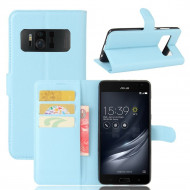 Чехол с визитницей для ASUS Zenfone AR ZS571KL (голубой) Чехол с визитницей для ASUS Zenfone AR ZS571KL (голубой)