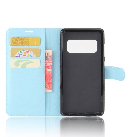 Чехол с визитницей для ASUS Zenfone AR ZS571KL (голубой) Чехол с визитницей для ASUS Zenfone AR ZS571KL (голубой)