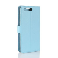 Чехол с визитницей для Asus ZenFone 4 Pro ZS551KL (голубой)